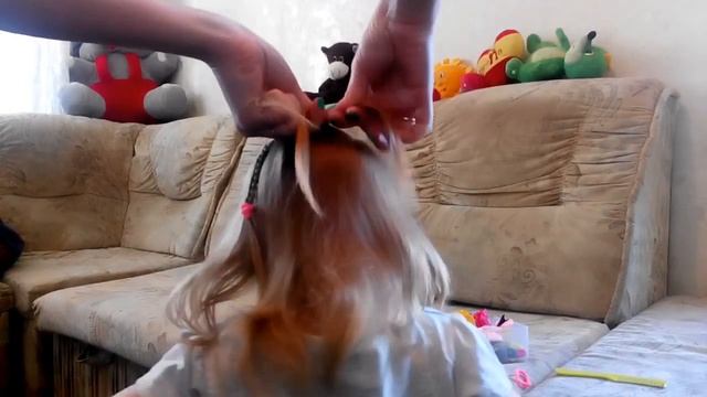 Прическа из косичек на короткие волосы смотреть онлайн