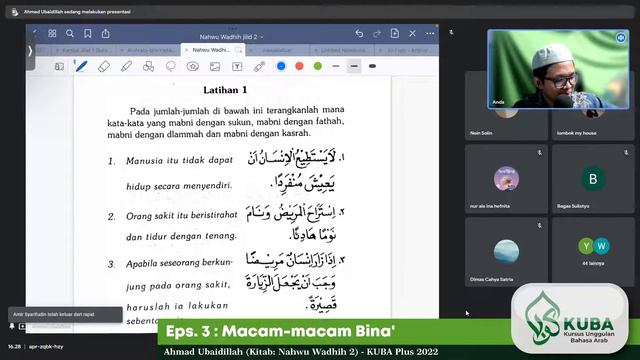 Eps. 3 : Macam-macam Bina' - Nahwu Wadhih Jilid 2