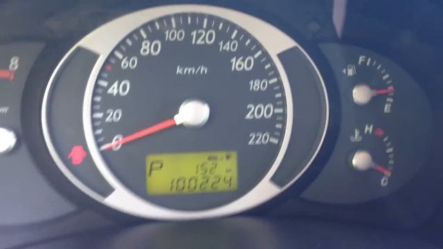 Hyunday Tucson 2.7 Остаток хода