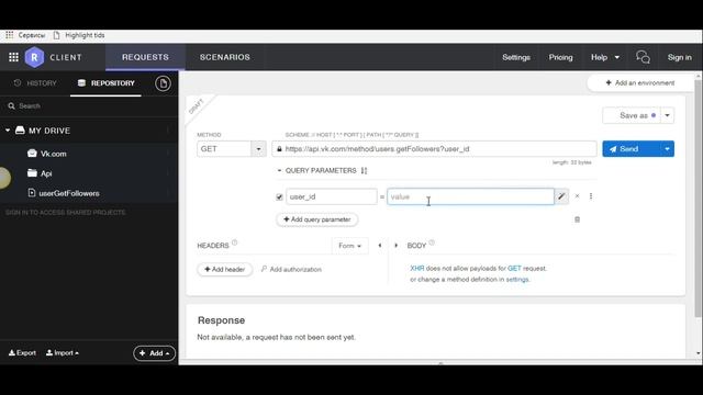Основы тестирования API. Виджет Restlet Client смотреть онлайн