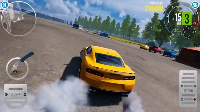 CHEVROLET CAMARO 2015 drift king carx drift racing online backfires #gaming #trending смотреть онлайн