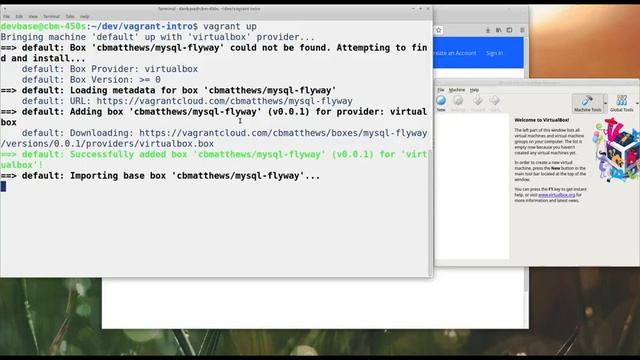 Quick Vagrant Intro - Managing a VM with MySQL смотреть онлайн