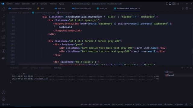 2/4 - Laravel + React + MySQL + Inertia. Bootcamp - Procedimiento Crear смотреть онлайн