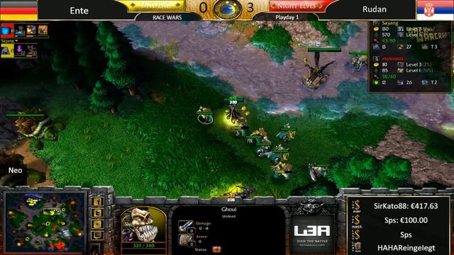 RaceWars 2016 - NvU G4: [N] Rudan vs. Ente [U] смотреть онлайн