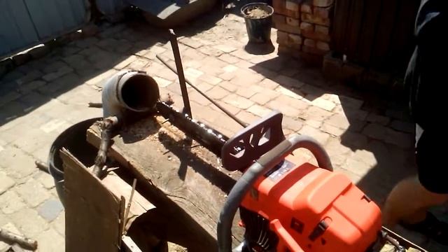 РАСПИЛКА ДРОВ СТАНКОМ ИЗ БЕНЗОПИЛЫ смотреть онлайн