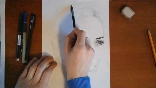 Кейт Уинслет/ Kate Winslet drawing timelapse смотреть онлайн