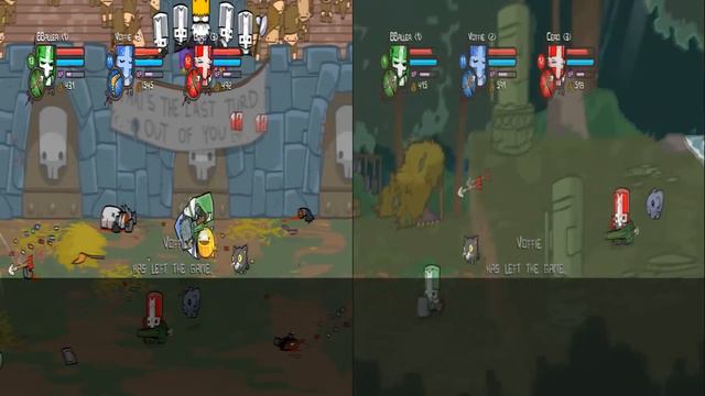 Castle Crashers - Multiplayer Desync via Hacking смотреть онлайн
