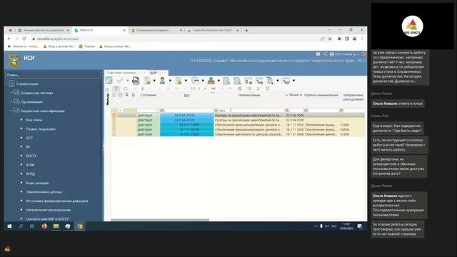 30.06.2023_Обучение специалистов ФО МО СК работе в подсистеме Планирования расходов АС Бюджет