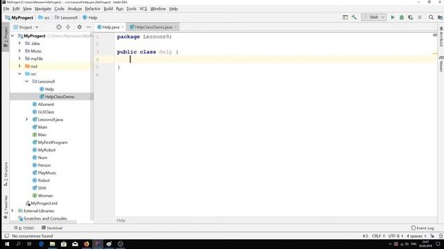 Java - урок 9.16 (Пакеты) смотреть онлайн
