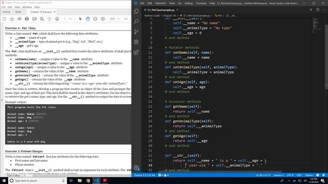 Python - 9 - Classes and Object-Oriented Programming Exercises смотреть онлайн