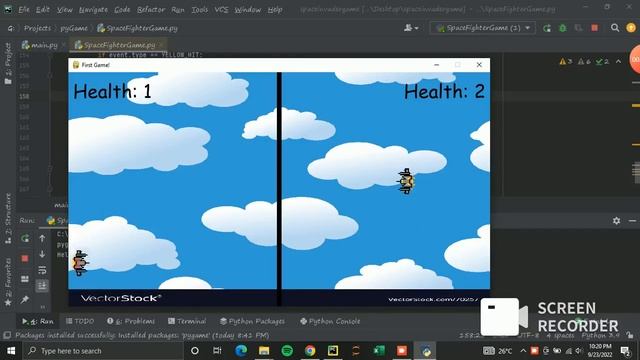 Python PYGame - Creating Space ship Invaders Game Using python смотреть онлайн