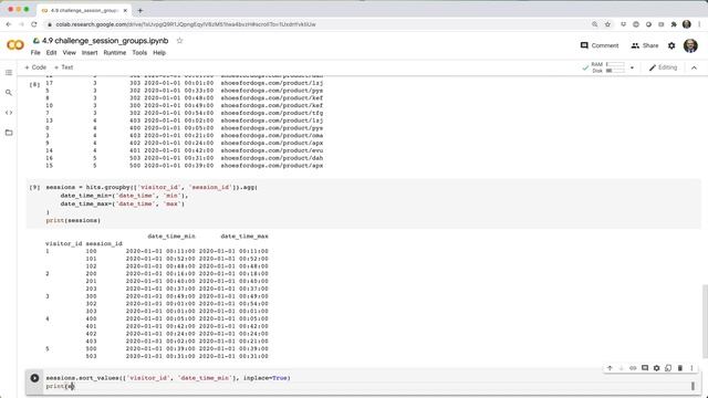 Python Pandas For Your Grandpa - 4.9 Challenge: Session Groups смотреть онлайн