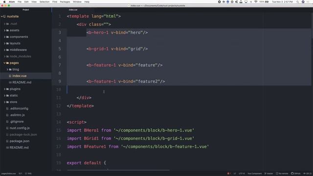Nuxt - #7 Use Components Dynamically смотреть онлайн