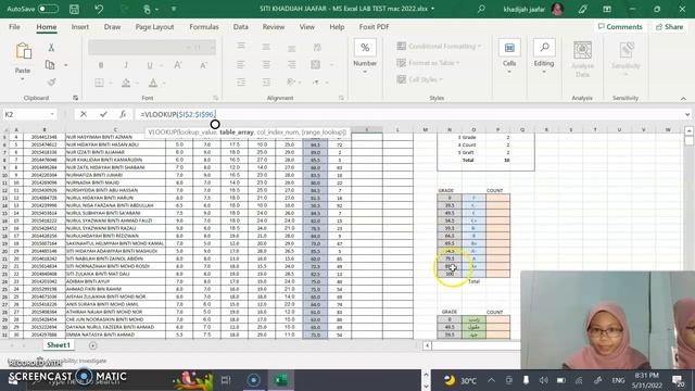 Microsoft Excel (LAB TEST Mac 2022 - BAP460) смотреть онлайн