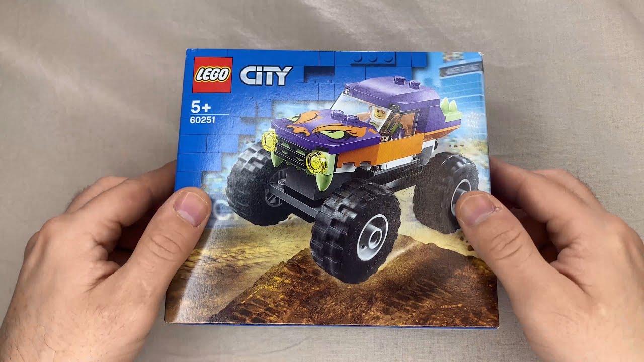 Открываем и собираем Lego City 60251 "Монстр-трак" смотреть онлайн