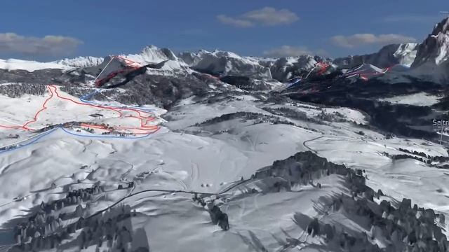 3D Video & Map Val Gardena - Gröden смотреть онлайн