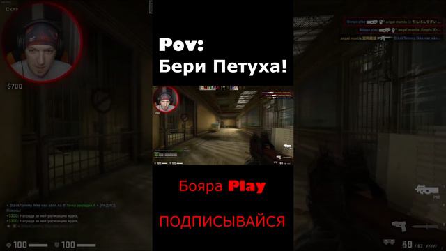 КОГДА СКАЗАЛИ ВЗЯТЬ ПЕТУХА P90 В CS:GO смотреть онлайн