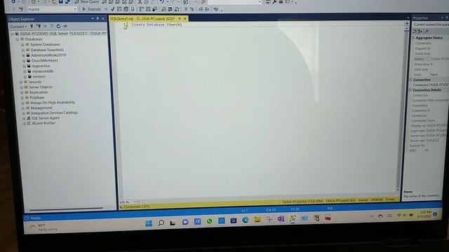 create database using T_SQL script смотреть онлайн