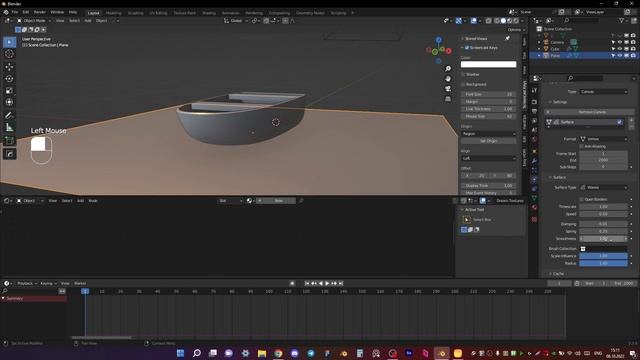 Blender: How to make wave ripples (Dynamic paint) смотреть онлайн