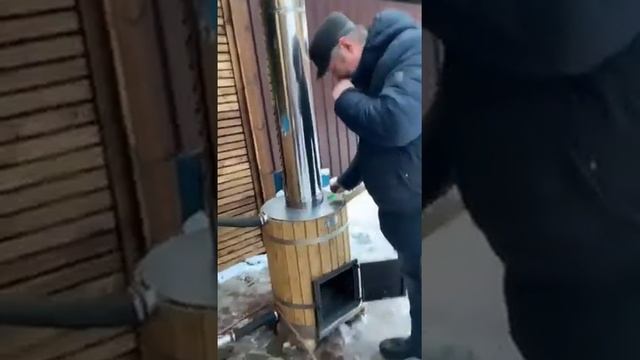Как быстро нагреть воду в купели смотреть онлайн