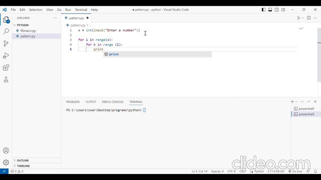 python star pattern смотреть онлайн