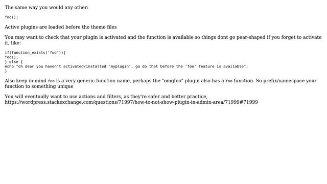 Wordpress: How to call a plugin function from index.php? (3 Solutions!!) смотреть онлайн