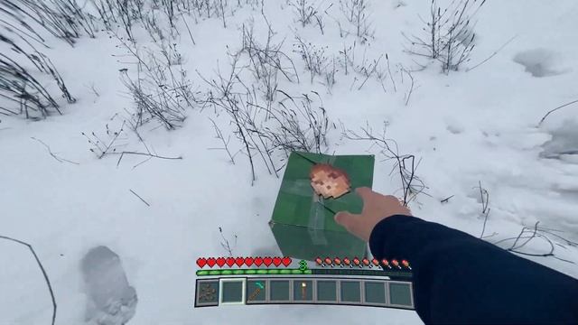 Minecraft in Real Life POV - NUKE VILLAGER BASE Realistic Minecraft 創世神第一人稱真人版 смотреть онлайн