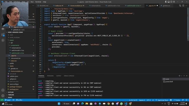 Integrating web3 by using web3modal v2 library смотреть онлайн