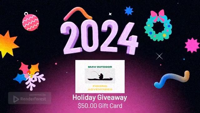 Kayak Fishing / Annual Holiday Giveaway./ Drawing on Dec.31. $50.00 Master Card смотреть онлайн
