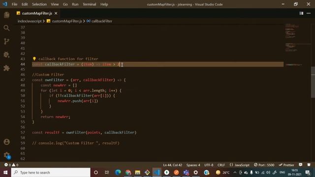 Custom Map & Filter In JavaScript(Hindi) смотреть онлайн