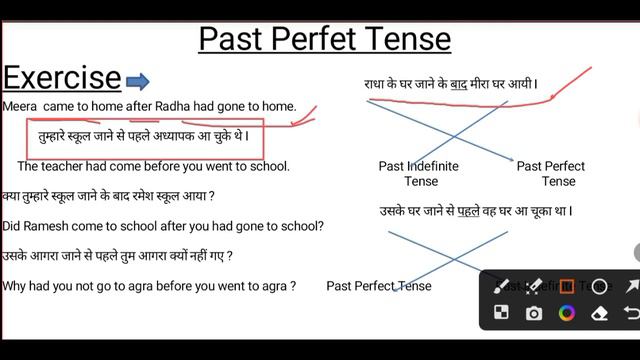 Past perfect tense Exercise simple sentence and double sentences смотреть онлайн
