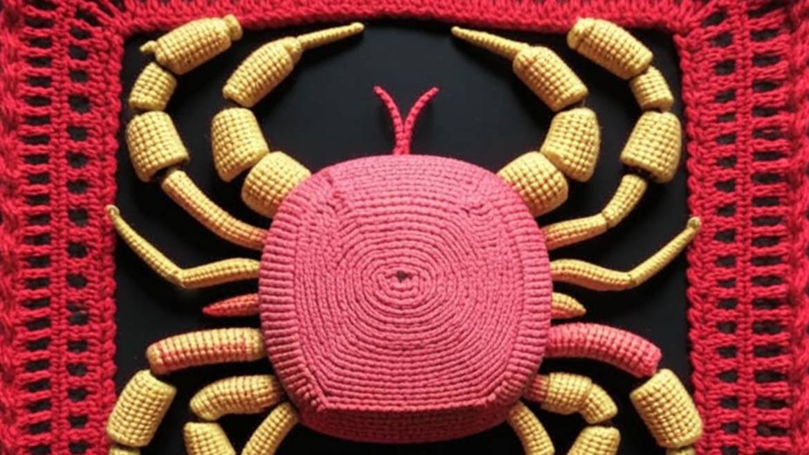 Квадратные вязаные мотивы с обитателями ГАЛАПАГОССКИХ островов от нейросети. ПОДБОРКА №1. смотреть онлайн