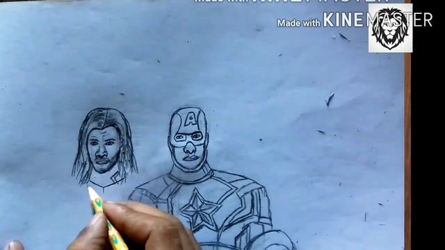 How to draw all avenger team sketch || marvel sketch easy ||sakib rajput смотреть онлайн