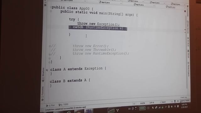 Java Core December: Exceptions. Лекция #8 (Часть 1) смотреть онлайн