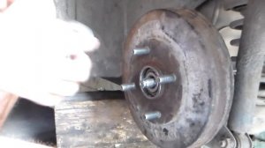 Как поменять задний ступичный подшипник КИА РИО.KIA Rio