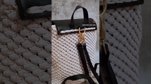 Рюкзак макраме из трикотажной пряжи #handmade #bag #макраме #macramebag #рюкзак #москва #esty #styl смотреть онлайн