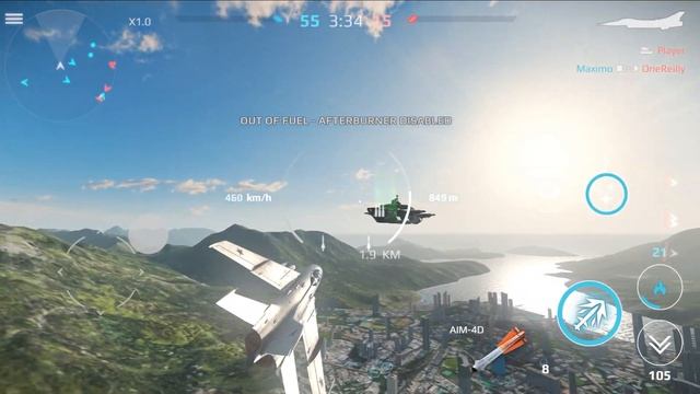 New android games - Sky Combat - gameplay смотреть онлайн
