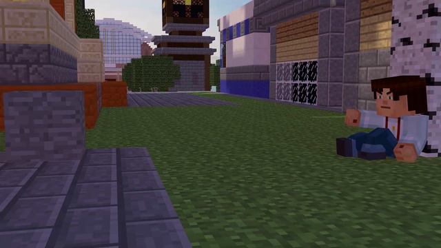 Jesse tries to move a rock with his mind [Minecraft Story Mode Animation] смотреть онлайн