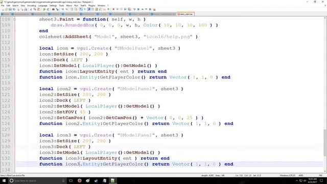 [Gmod] Lua Tutorial 22: VGUI Element - Animated Model Panel смотреть онлайн