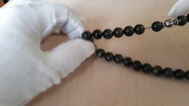 Мусульманские четки из соколиного глаза с подвеской "Мечеть" смотреть онлайн