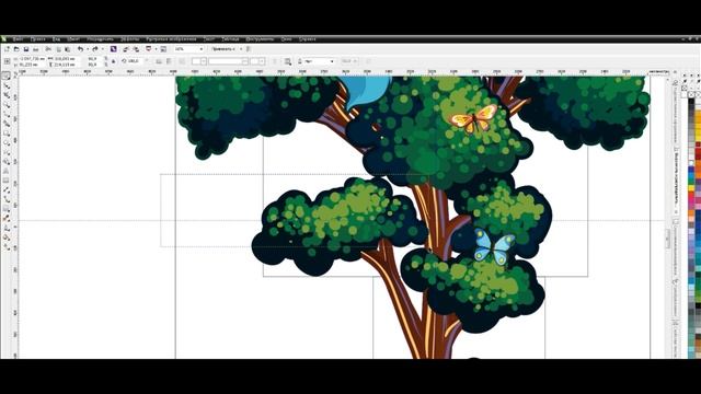 CorelDRAW векторная графика. Оформление помещения салона декоративными элементами. Музыка яркая. смотреть онлайн