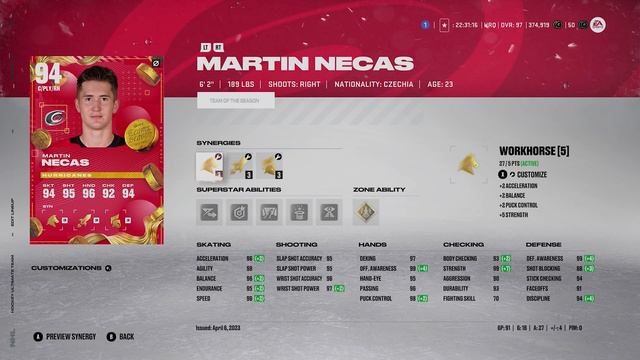 INSANE NEW TEAM UPDATE WITH 98 GRAVES! I NHL 23 HUT смотреть онлайн