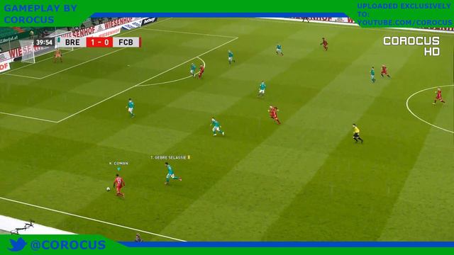 Werder Bremen vs Bayern Munich | Weserstadion | 2020-21 Bundesliga | PES 2021 смотреть онлайн