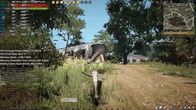 Black Desert AMD Ryzen 5 4500U Vega 6 - Gameplay Benchmark Test смотреть онлайн