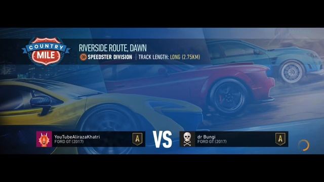 NFS: No limits Ford GT (2017) TIER S | Country Mile Underground Rivals смотреть онлайн