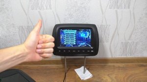 МУЛЬТИМЕДИЙНЫЕ СУПЕР ПОДГОЛОВНИКИ В АВТО! DVD+ИГРЫ+ВИДЕО Headrest DVD FM Transmitter Wireless Game