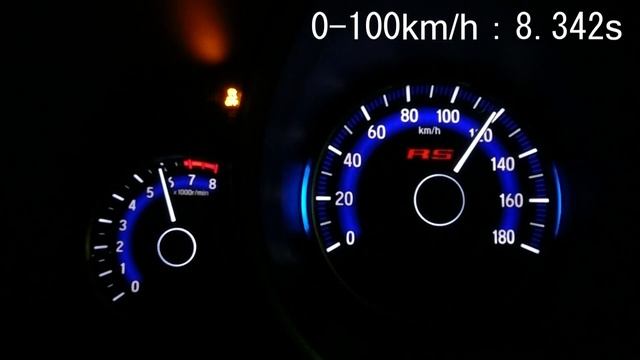 GK5 FIT RS 0-100km/h フル加速 смотреть онлайн
