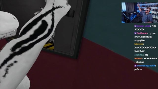 СТИНТ ИГРАЕТ В: AMONG US В VR CHAT смотреть онлайн
