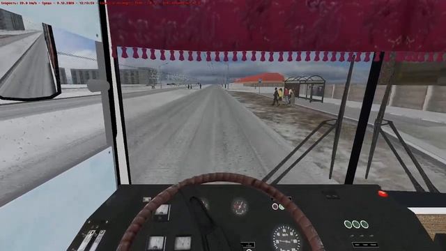 OMSI 2. ЗиУ-682Г-016 (018) на карте Ульяновск.. смотреть онлайн