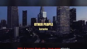 Lp other people karaoke